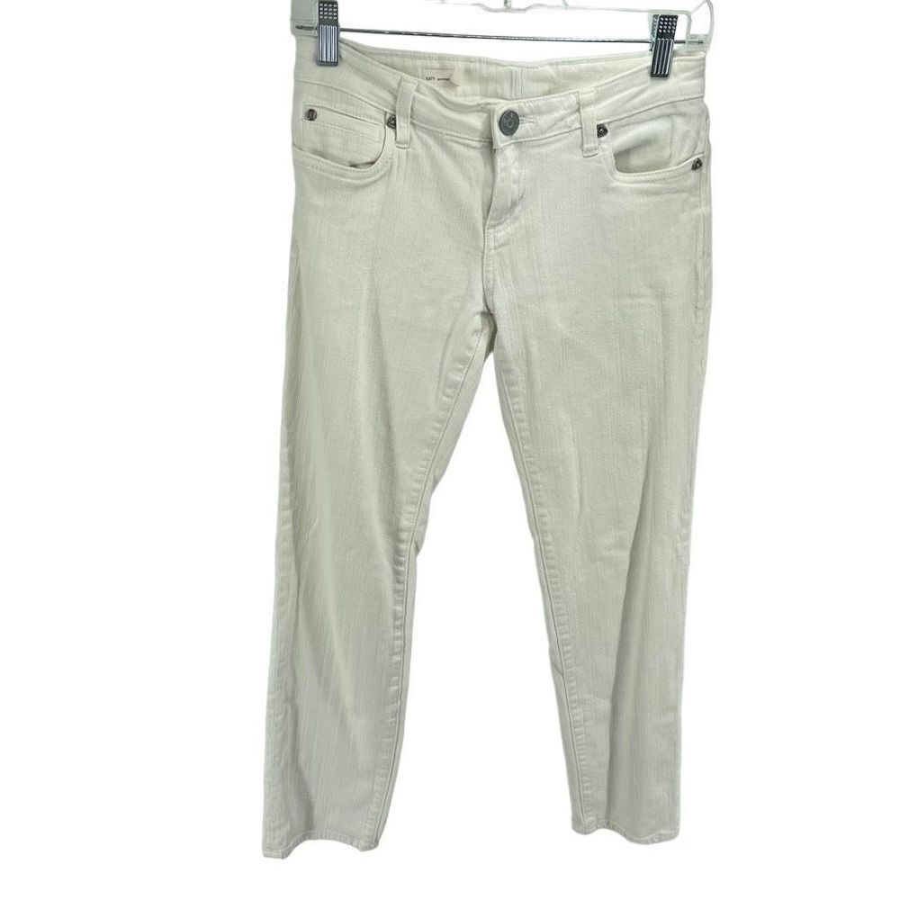 Kut From The Kloth Womens Katy Boyfriend Jeans Cotton Stretch White Size 4